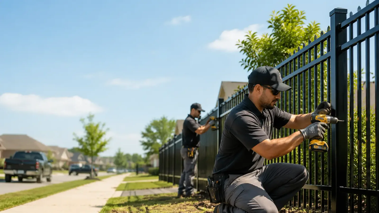 Metal Fence Installation in Glendale, MA